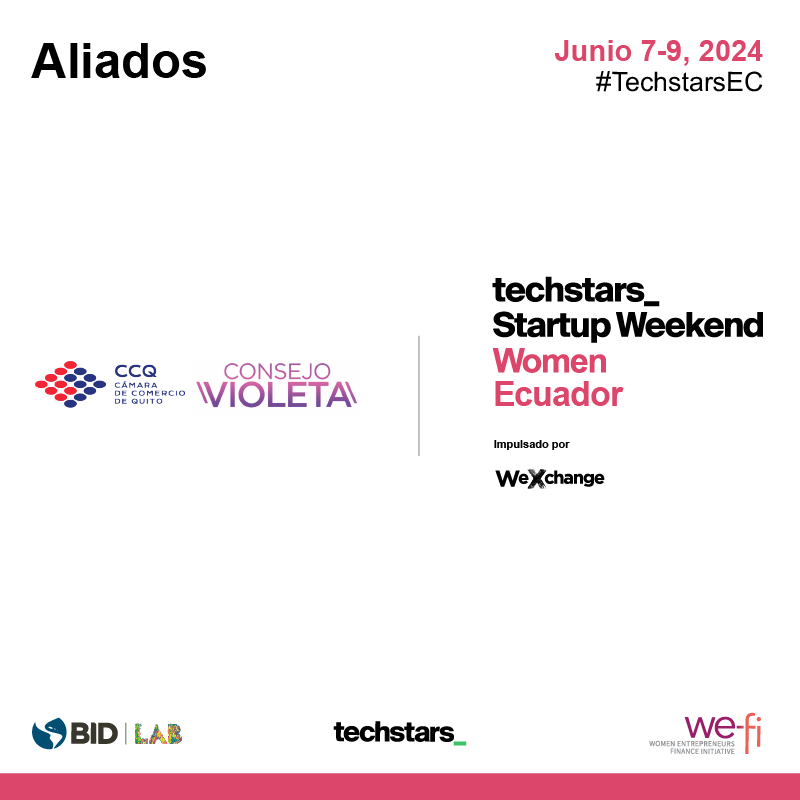 TSWWomenEcuador's tweet photo. 🌟 ¡Bienvenido #ConsejoVioleta de la @lacamaradequito como aliado del #TSWWEcuador de @Techstars, impulsado por #WeXchange y apoyado por @el_BID! 🙌 Promoviendo la equidad de género y empoderando a mujeres emprendedoras 

Inscripciones cerradas🎉
¡Gracias por su entusiasmo!💡👩‍💻 https://t.co/uuCRKhSeC7