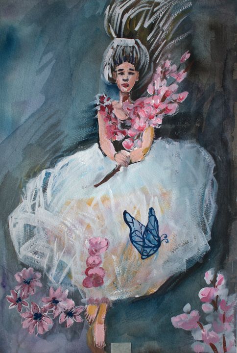iaking6's tweet photo. Art of the Day: "Undersea princess". Buy at: https://t.co/iU7wwhEyUr https://t.co/mo7Y1tLEvv