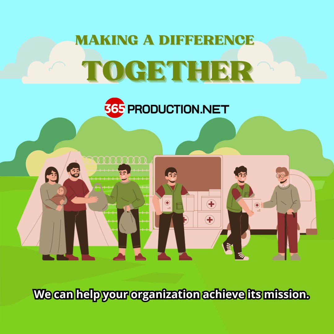 365_Production's tweet photo. Empower Change with Us!

We're passionate about helping charity organizations.

-Increase Awareness
-Engage Donors
-Fundraise Effectively
-Recruit Volunteers
-Forge Partnerships

60107185544
marketing@365production.net

#CharitySupport #SocialMediaMarketing #MakeADifference https://t.co/K5mmnAG357