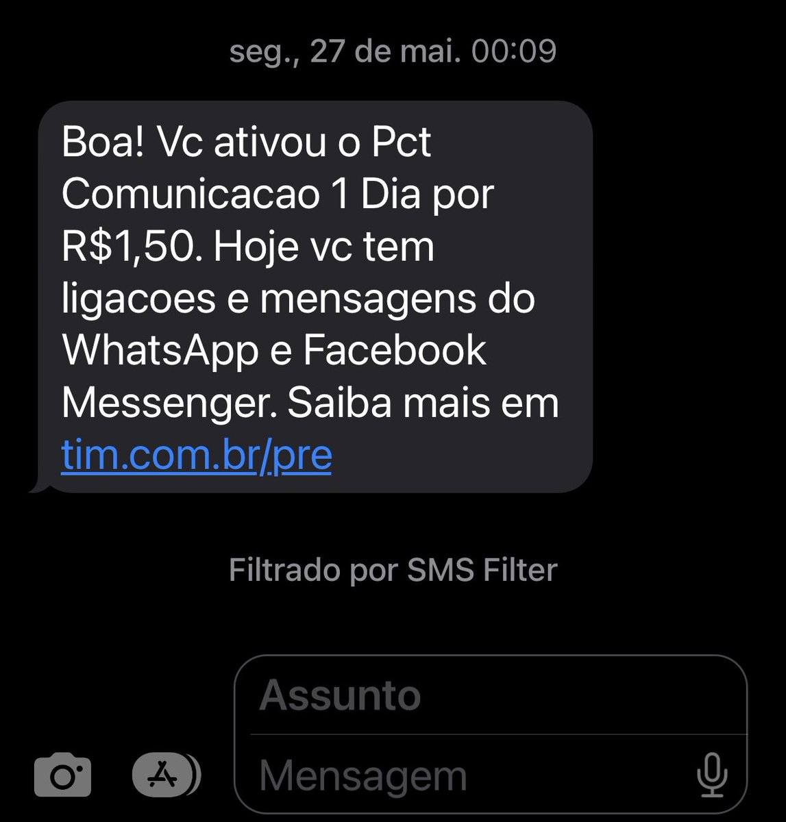 Empresa q faz adesão d pacotes sem o consentimento do cliente <a href="/TIMBrasil/">TIM Brasil</a> 
😡😡😡😡😡😡😡😡😡