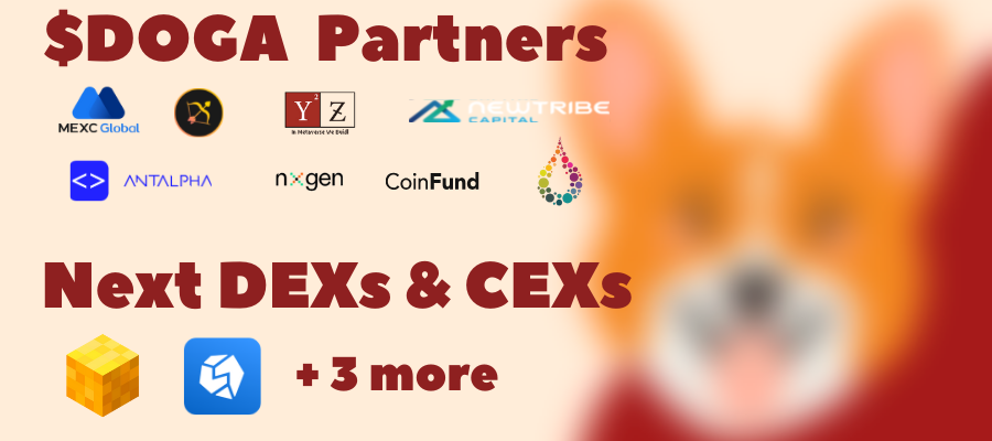 We are pleased to introduce you to our partners 🤝 

Presale of $DOGA tokens is coming very soon... Information will be in the channel. Turn on notifications and don't miss it, it's going to be hot!

Moreover, an update to the doga play bot is coming. Get your sticks together !