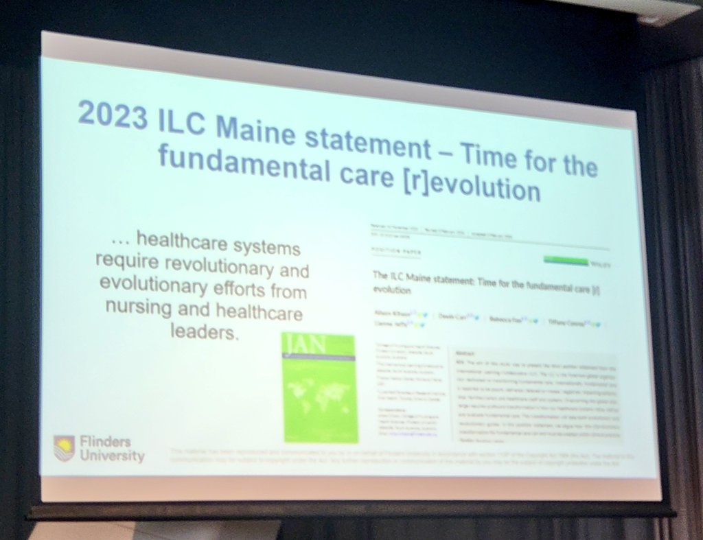 MariaAPinero's tweet photo. Today, @JBIEBHC led an exploration of groundbreaking fundamental care solutions with local clinicians based on @Flinders research. @ILCconnect2care @FlindersCNHS
Examples of my contributions to the topic https://t.co/J0wqSNw2KR  https://t.co/CDIO97aw1a  @FlindersCFI https://t.co/qGX3VfU6E5