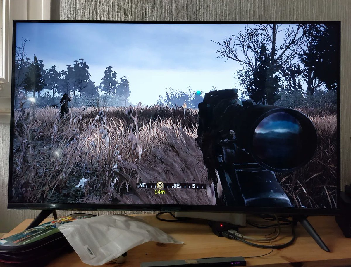 PatMiner2b's tweet photo. Call of Duty Modern Warfare : Reflex version Nintendo Wii sur ma TV 4K de chez Samsung (43 pouces). #nintendowiigames #nintendowii #nintendowiigame #Nintendo #wii #wiimote #wiiwii #wiigames #wiigame #cod4 #cod4remastered #cod4wii #callofdutymodernwarfare #callofduty #callofduty4 https://t.co/6986gsK3Hr