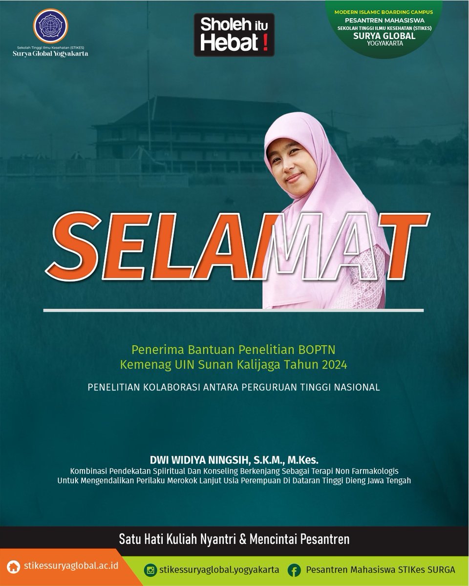 StikesSURGA's tweet photo. Penelitian kolaborasi antar perguruan tinggi nasional.
Penerima Bantuan Operasional Perguruan Tinggi Negeri (BOPTN) Kementerian Agama UIN Sunan Kalijaga Tahun 2024 https://t.co/7mjnddoTxn