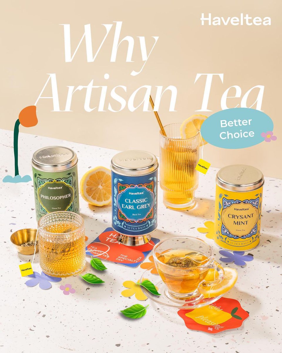 haveltea's tweet photo. Teh Artisan📍

Teh ini tuh nawarin kualitas premium dengan rasa autentik, varian unik, dan lebih sehat no bahan kimia..

jadi setiap diminum tuh ngasih sensasi eksklusif yang rasa- rasanya bikin lidah happy.✨

#Haveltea #Artisantea https://t.co/rwuL1ajnQg