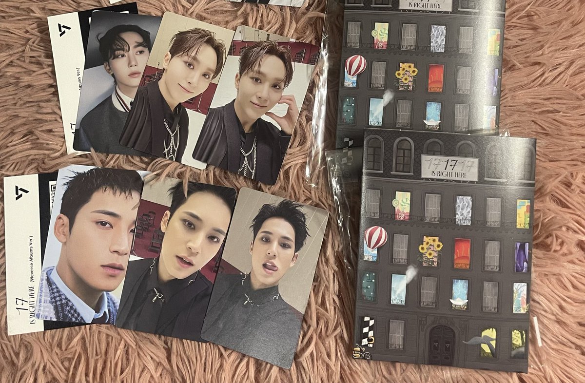 rimadepoon's tweet photo. wtb lfs 
mingyu and sk weverse 

budget 500 ea set + pf

t/ 17 is right here mingyu seungkwan weverse version https://t.co/ikwDiq8Tmh
