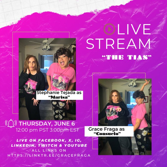 &ldquo;The Tias&rdquo; are going live on all platforms 6/6 12pm PST. Ask us anything ,need advice? Tell your favorite<a href="/tag/livestream"class="tags"><span>#livestream</span></a>