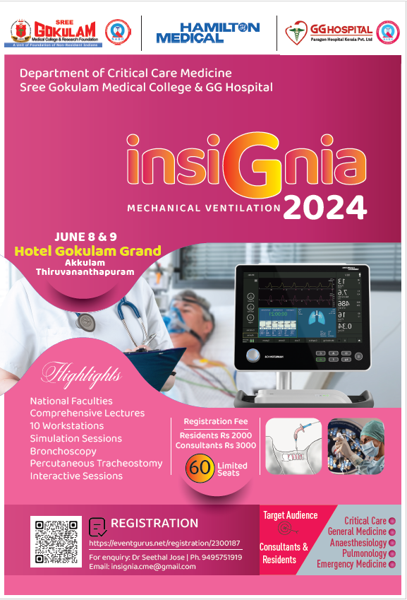 HamiltonMedical's tweet photo. 2 days to go for the #IniSignia2024 Mechanical #VentilationWorkshop and all sets are taken! We assure you that our top faculties and the #HamiltonMedicalIndia team will help you elevate your #VentilationKnowledge and experience.
#VentilationTraining #HAMILTONC6 #VenTrainerApp https://t.co/SCqUKfG2iN
