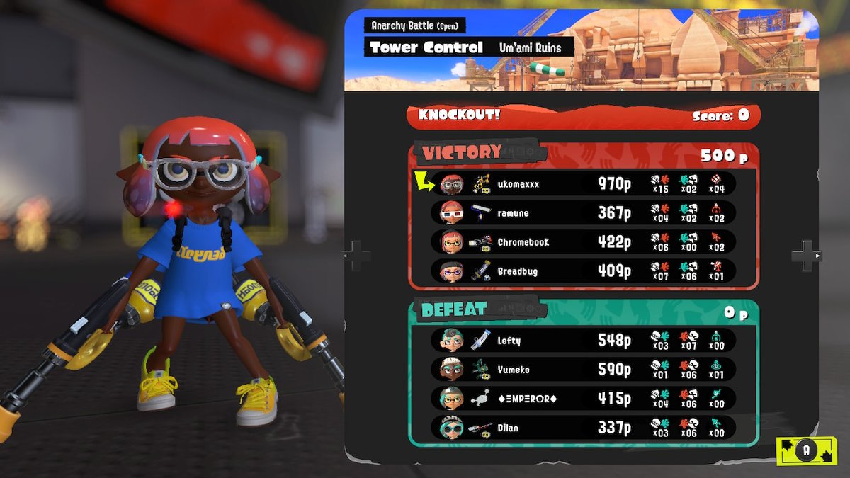 uko_dies's tweet photo. been working on dousers #Splatoon3 #NintendoSwitch https://t.co/33DPPzcbj6