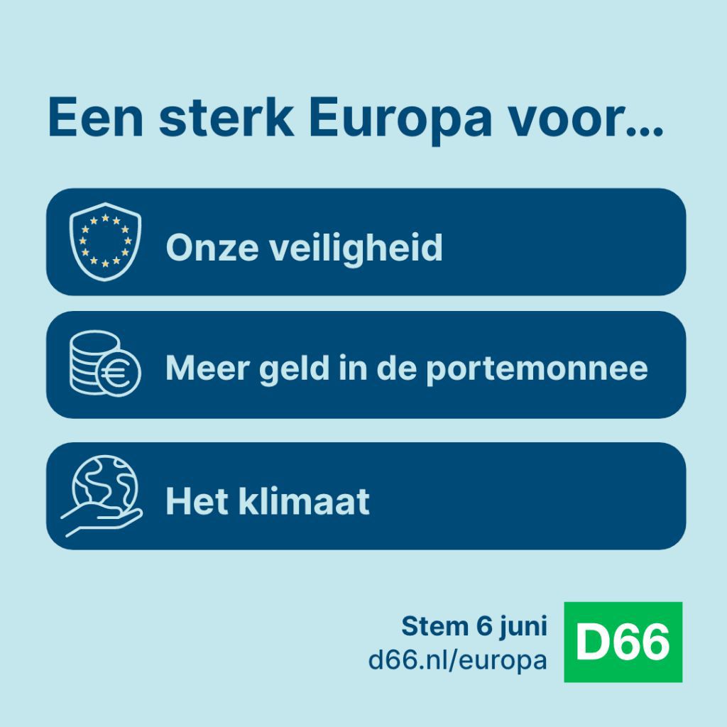 DianneSch's tweet photo. #D66 #Europa #ikstem voor het #klimaat https://t.co/XCAc5Ex2Du