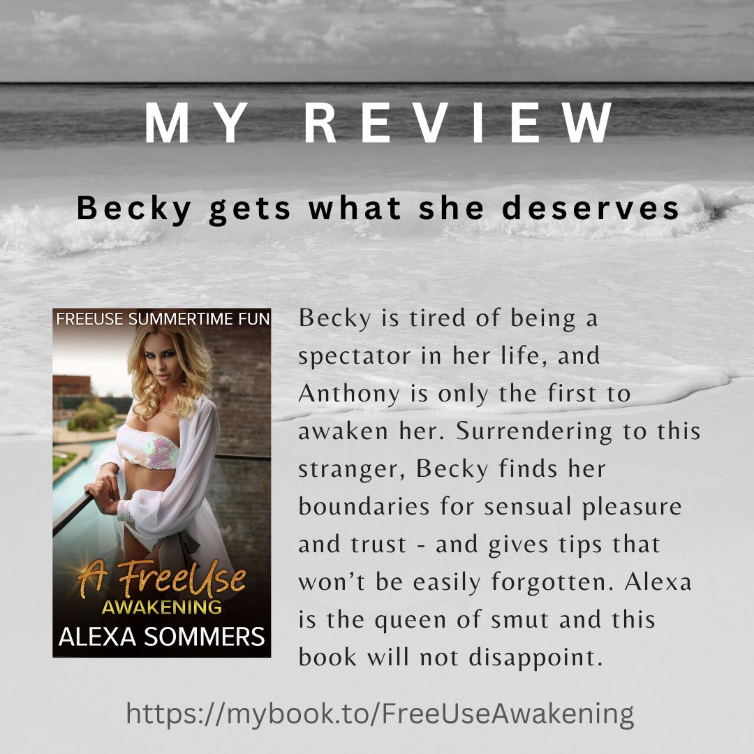 dilana_rose's tweet photo. Of course, I read Book 2 in #freeusesummertimefun series. If you love your smut, then you'll love the queen of smut's A Freeuse Awakening. Now, if you'll forgive me, I have a man who needs jumping. Blame it on Alexa-  I do.
#kindleunlimited #freeusesummertime #freeuse https://t.co/KGVr2urxAJ