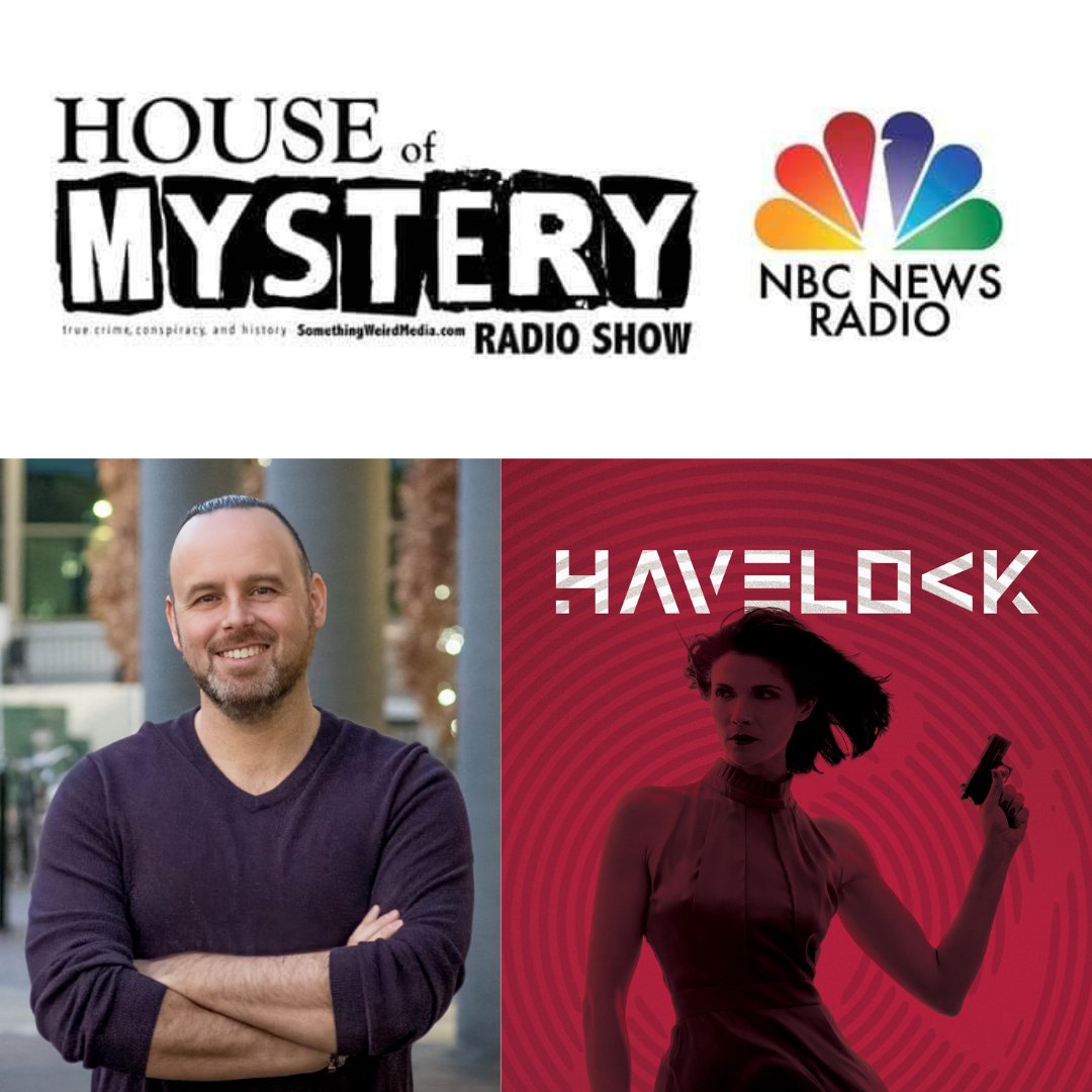 abuckleyauthor's tweet photo. Next week, I'll be talking about Havelock in an interview on NBC News Radio's House of Mystery Radio Show, hosted by Allan R. Warren and Joe Goldberg! 😁🥳 I'll share where you'll be able to listen as soon as I have the links! https://t.co/2INLi8Bdze
