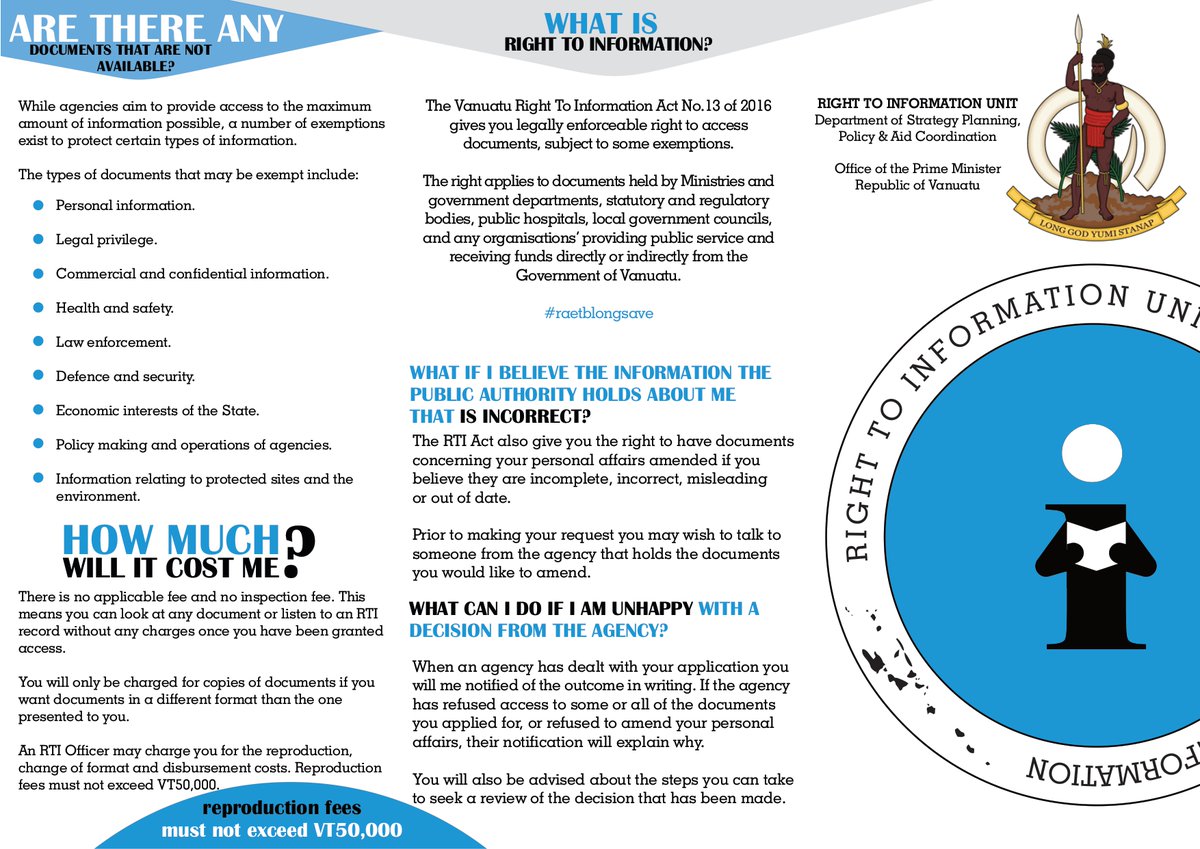 Right to Information tweet media