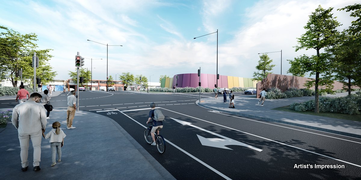 T2DProject's tweet photo. You may have noticed some changes already around Celtic Avenue at Clovelly Park. But do you know what the area will look like when the T2D Project is completed?
Take a look at these before and after images (artists’ impression) of Celtic Avenue.
#infrastructure #t2dproject https://t.co/X9Qeu9LNyd