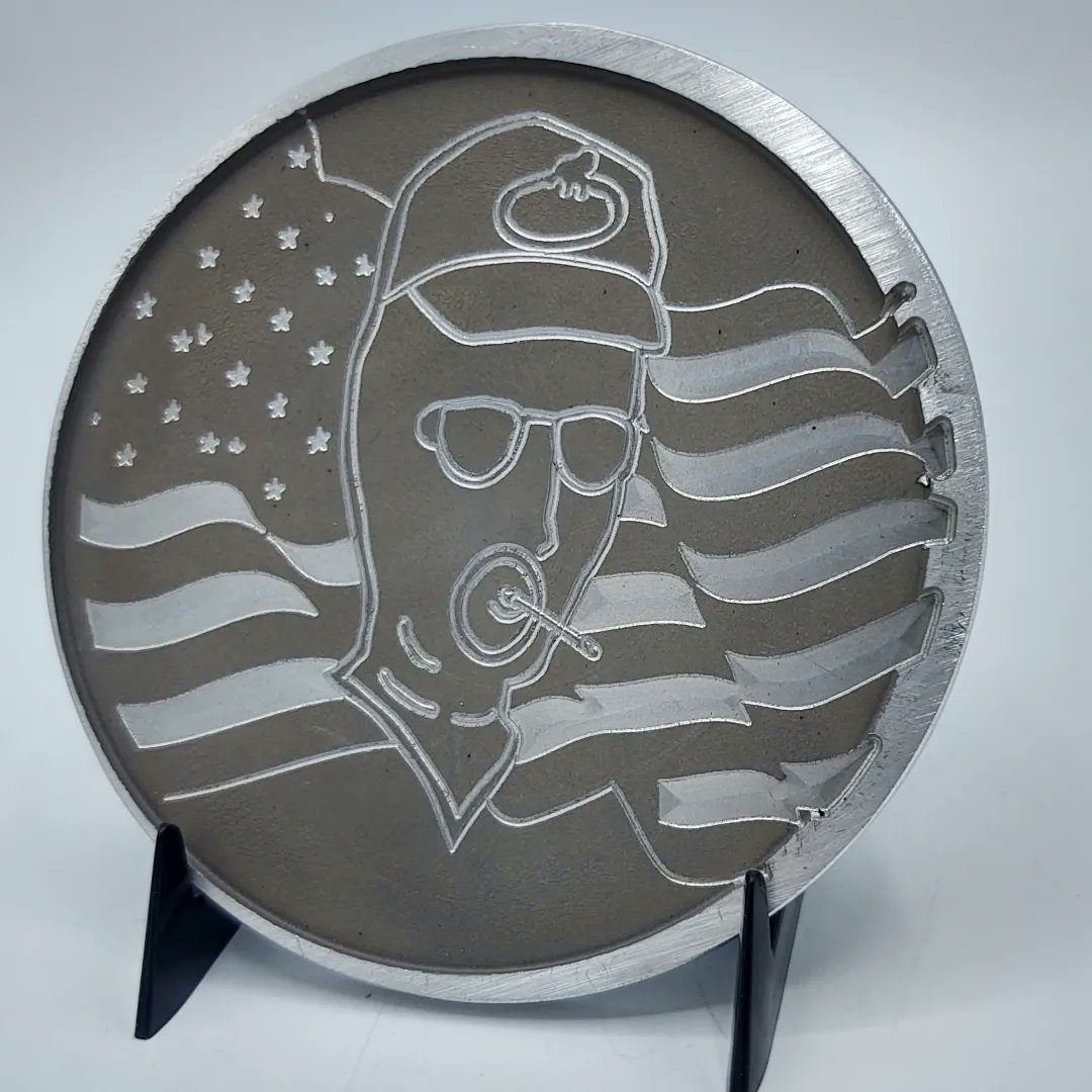 shackleford_777's tweet photo. We got...
Merica' in solid Brass!
Merica' in 6061-T6 Aluminum
And a couple of Blems for a reduced price now up
Links below
#XM57
#conspiracy_coasters
#rusty_shackleford
#awcy https://t.co/r9U2EcU4dw