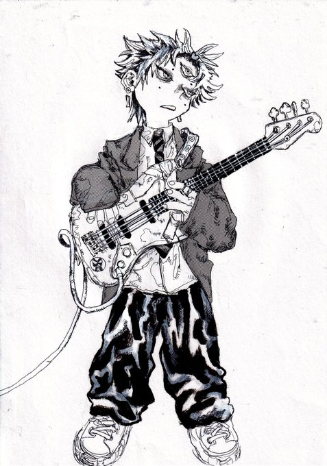 「electric guitar white background」 illustration images(Latest)