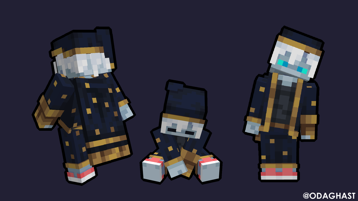odaghast's tweet photo. Pajama outfit for my #minecraft skin based around the starry cape made by @8onfire who is an amazing Minecraft artist! https://t.co/FGNMQHHypb