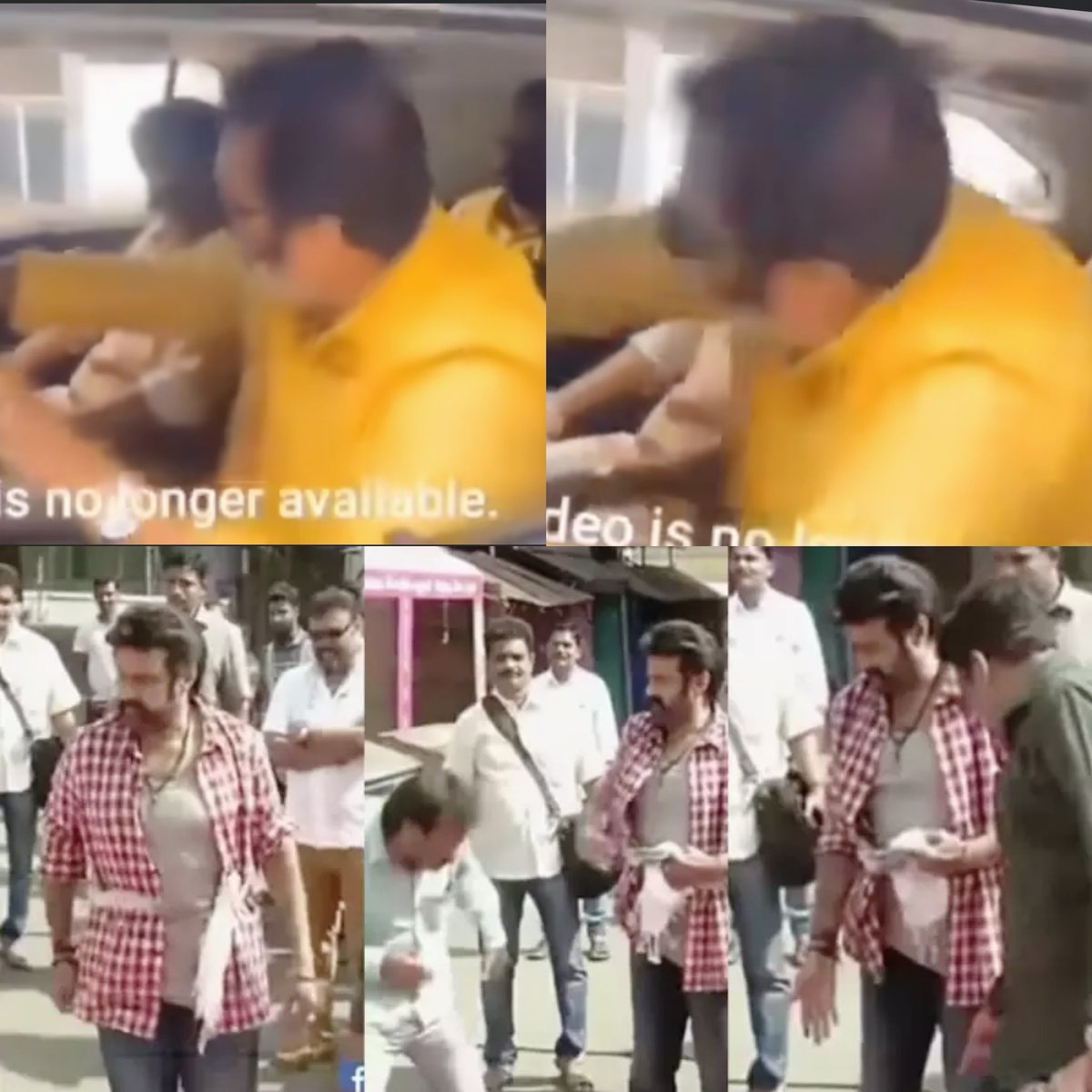 Our action heroes when it comes to beating personal staff 🐯🐯🦁🦁🦁

Bale10 Sure10🥵

#Balayya #NBK #Sureshgopi #SureshGopi #JSK