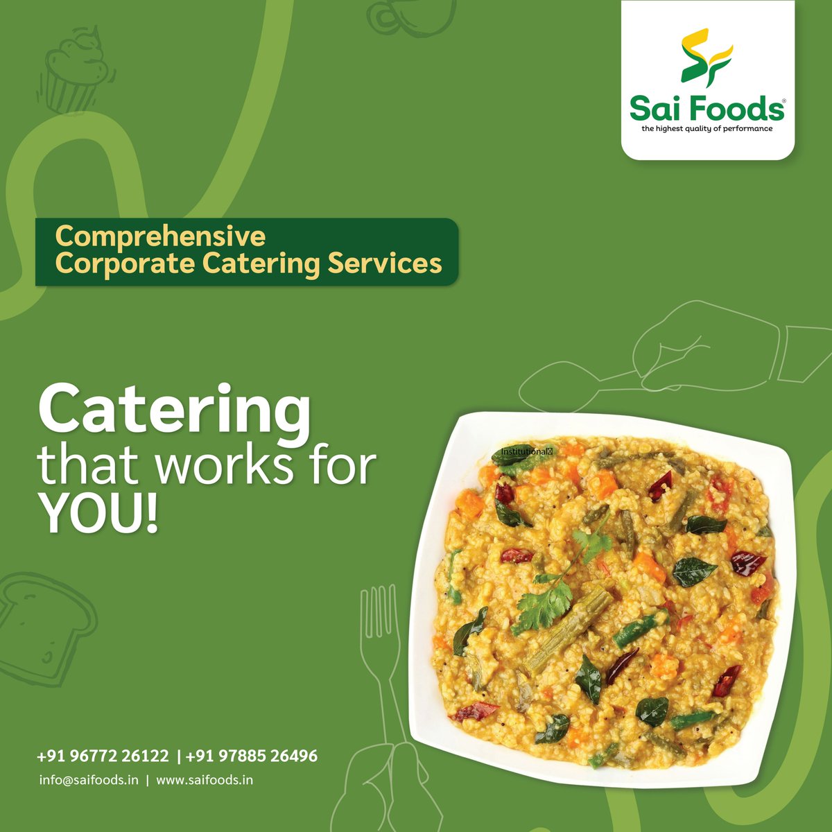 SaiFoodcbe's tweet photo. With quality ingredients, unique presentation &amp; professionalism, we ensure that every aspect of your corporate event exceeds your expectations. Get a quote.

https://t.co/26VyDUxLNK

#CorporateCateringService #CateringService #CorporateCatering #CorporateCaterer #SaiFoods https://t.co/bFw9qdDK6Q