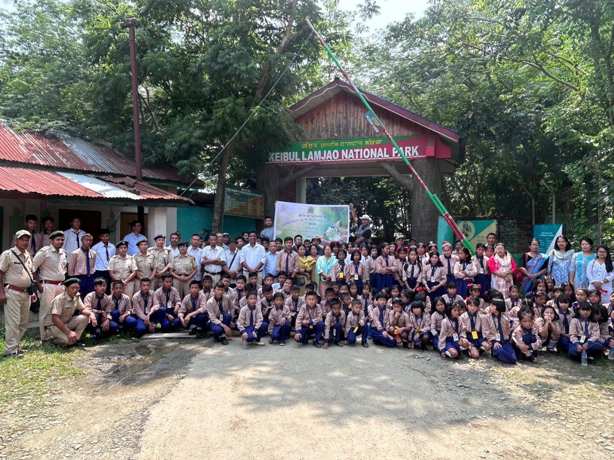 VikramNadhe's tweet photo. World Environment Day celebration Keibul Lamjao National Park
#environment_day
#keibul
#nationalpark . https://t.co/xFAj9SmgZh