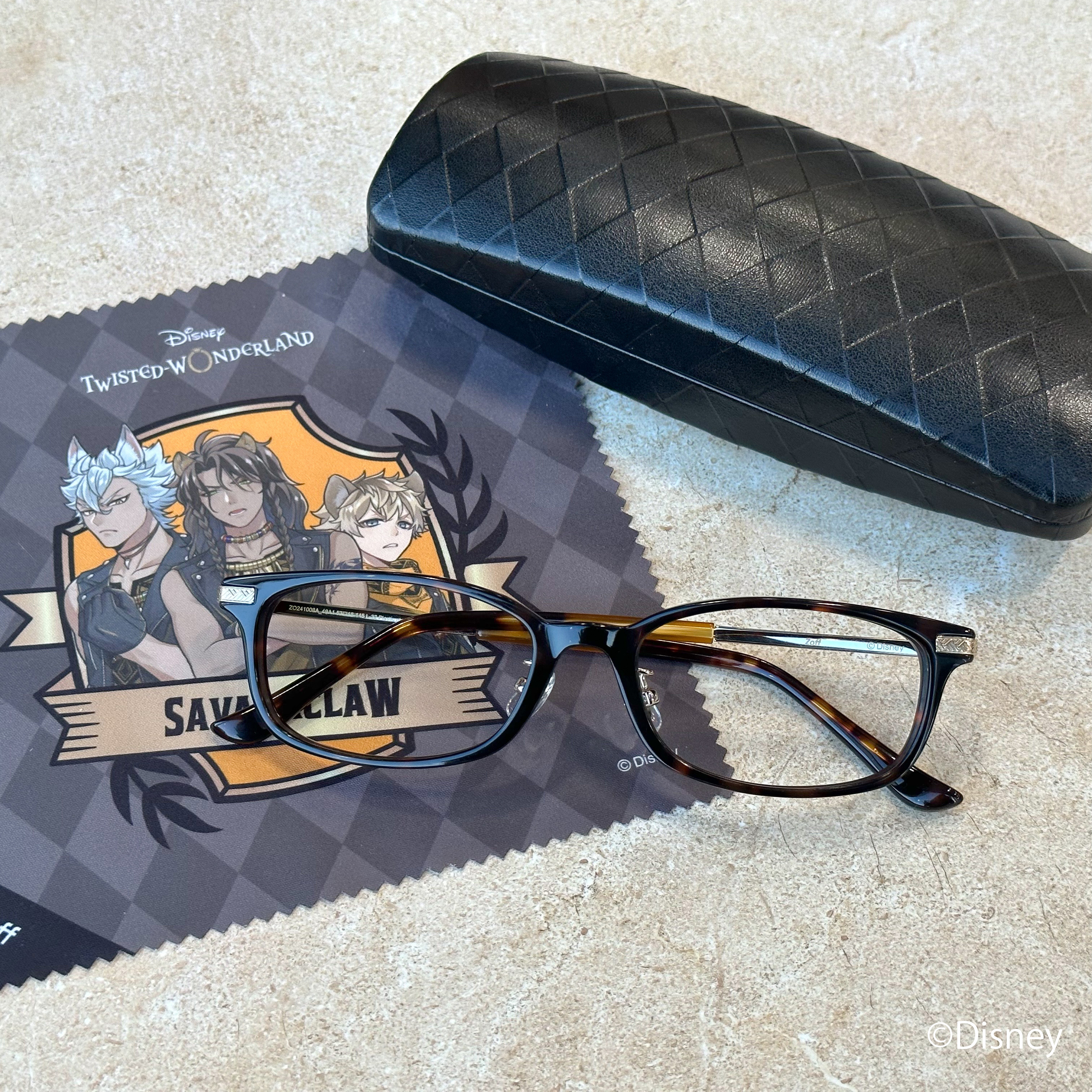 ツイステ 眼鏡 zoff （Disney Twisted Wonderland collection