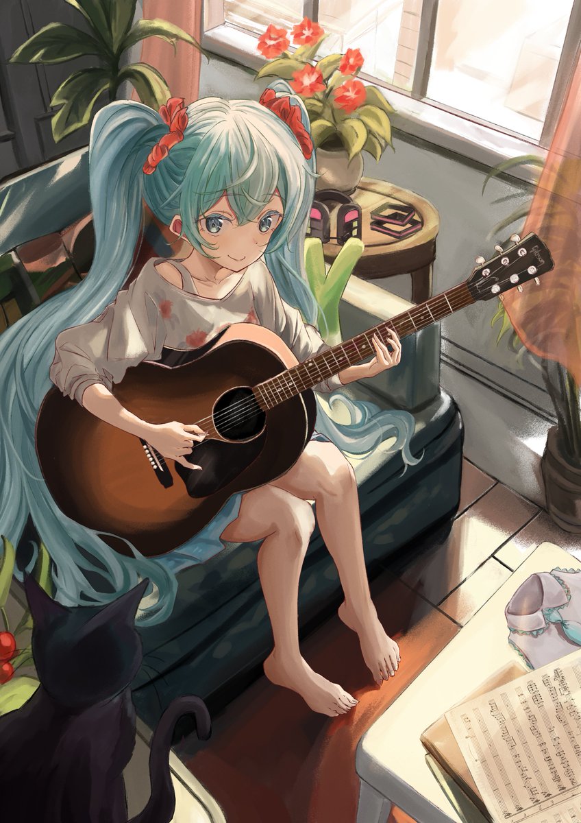 初音ミク 「ピアプクロウですホー!今日もピアプロに投稿された作品を紹介していくホー☆No_r」|piapro(ピアプロ)のイラスト