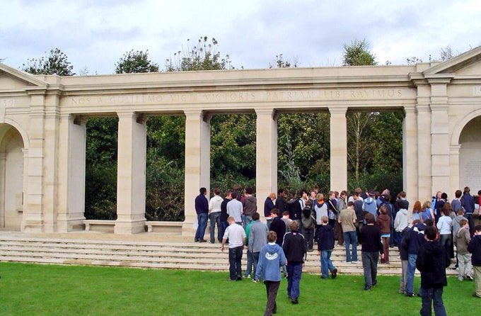 KSCWar's tweet photo. For #Dday80, some pictures of past school visits to Normandy when we remembered former pupils of the school who gave their lives in the cause of freedom. #DdayRemembrance https://t.co/s25w20rXfM