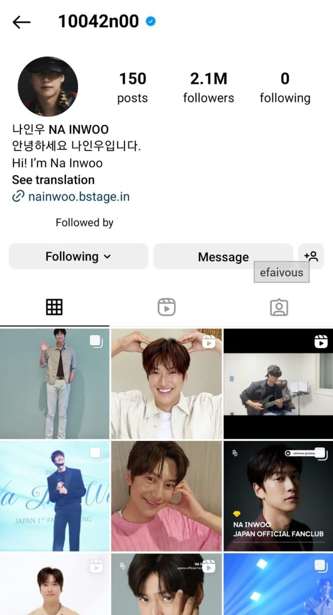 efaivous's tweet photo. Na Inwoo instagram followers growth update 🥲
Mar 2021: 540k (+247k) #RWTMS
Jan 2022: 617k (+77k) #HBL
Jan 2023: 738k (+121k) #Ditto #JaF #TGS
June 2024: 2.1 M (+1362k📈) #LfY #MMH
Also, appearance in #2D1N since 2022 might influence this too
Deserved 👏🥹🥹🫶 #NaInWoo #나인우 https://t.co/jRw56eLI4b