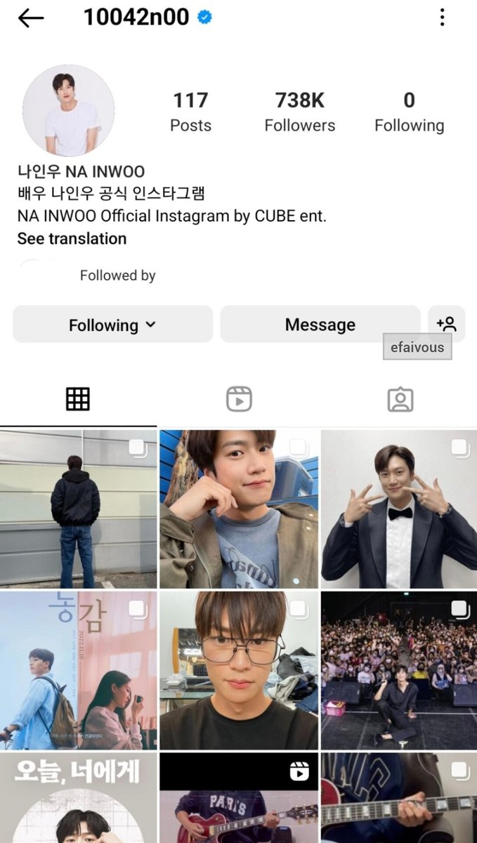 efaivous's tweet photo. Na Inwoo instagram followers growth update 🥲
Mar 2021: 540k (+247k) #RWTMS
Jan 2022: 617k (+77k) #HBL
Jan 2023: 738k (+121k) #Ditto #JaF #TGS
June 2024: 2.1 M (+1362k📈) #LfY #MMH
Also, appearance in #2D1N since 2022 might influence this too
Deserved 👏🥹🥹🫶 #NaInWoo #나인우 https://t.co/jRw56eLI4b
