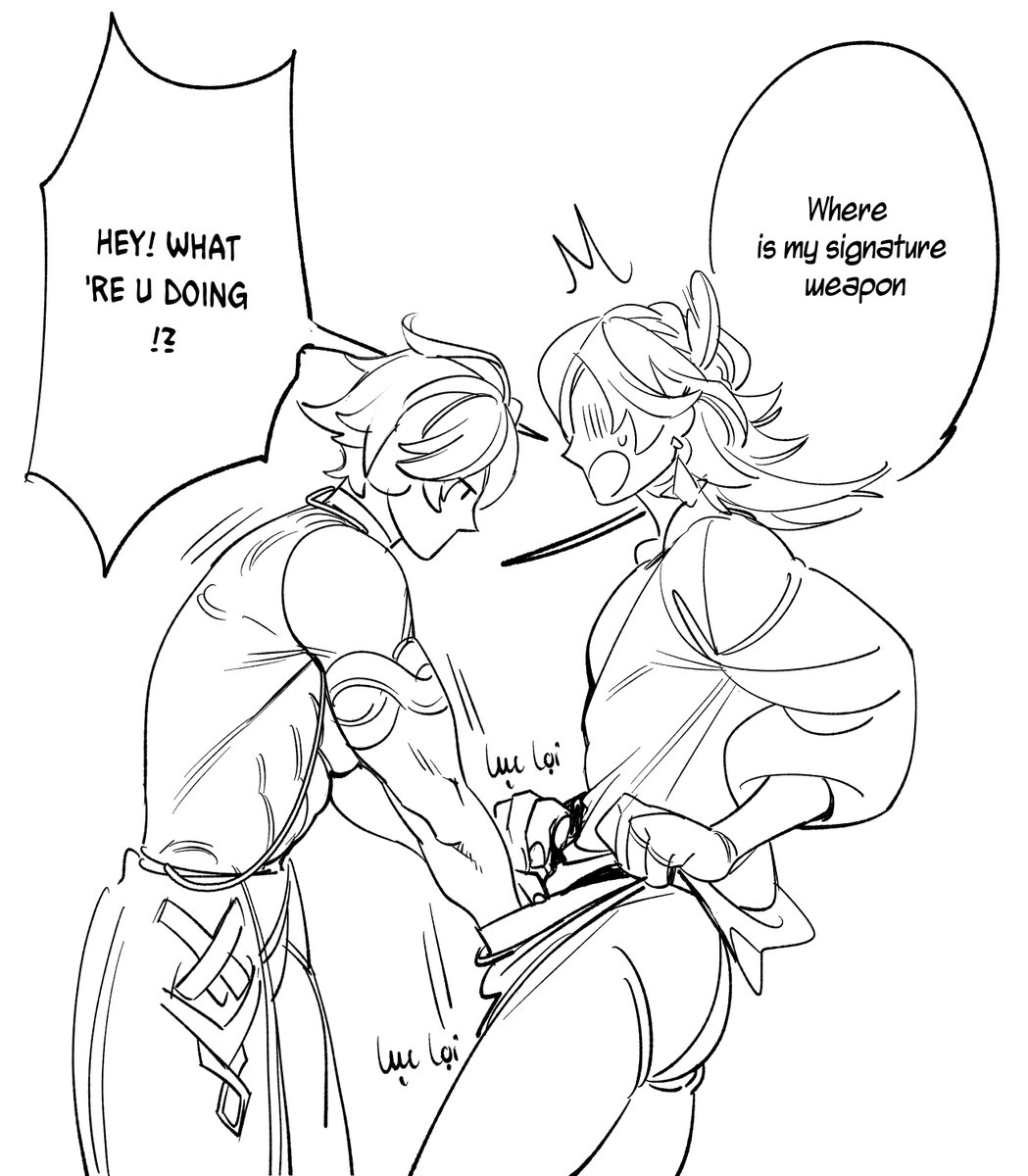 Warning OOC
#kavehtham
Dont worry if u guys dont get signature weapon for Haitham because he has a lover who has a whole Excalibur in his pant