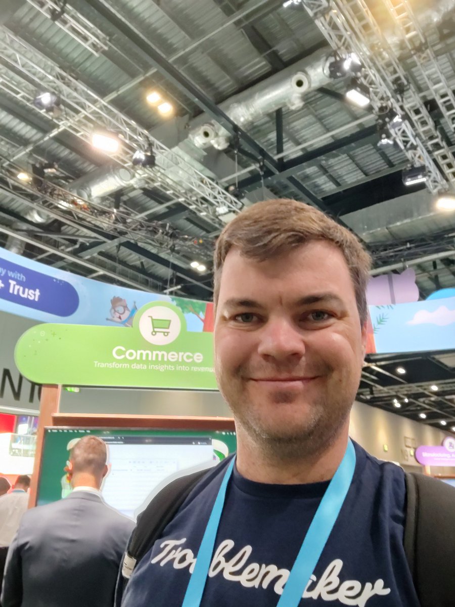 Hey <a href="/shirtforceOrg/">shirtforce</a>  I am at #wt24
With commerce cloud