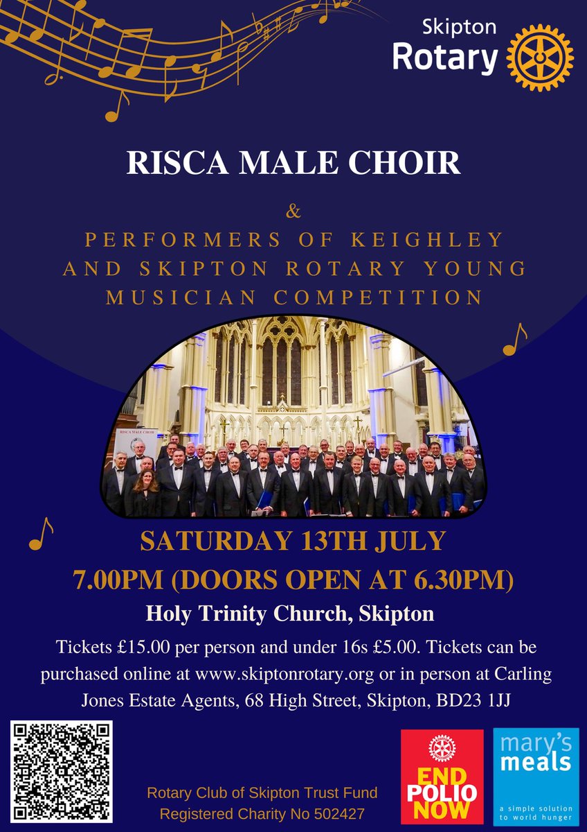 It’s set to be a great evening, tickets are available on the link below 👇🏻 😊

ticketsource.co.uk/riscamalechoir…