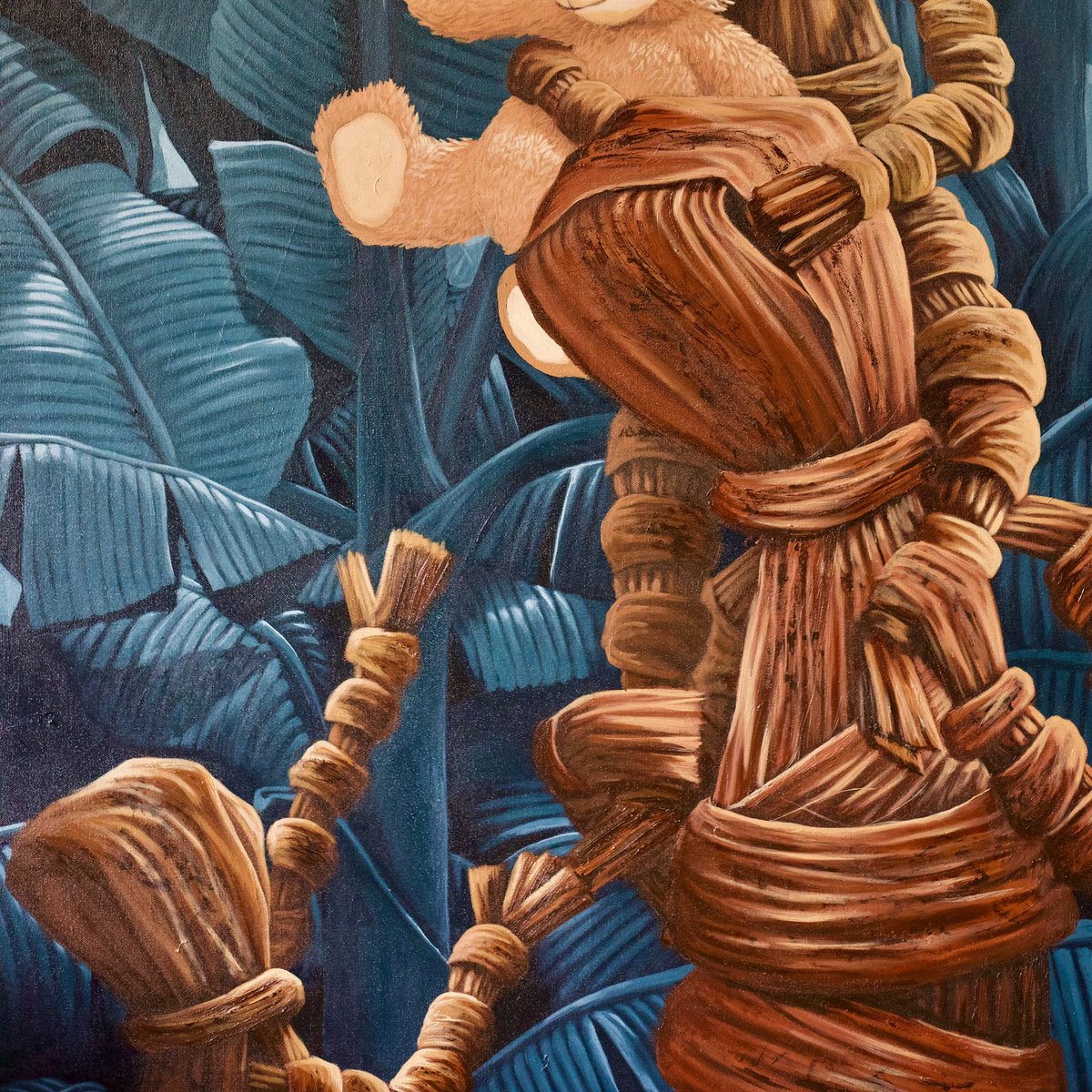 Acrylics on canvas.
100 by 149cm #zaddedolls