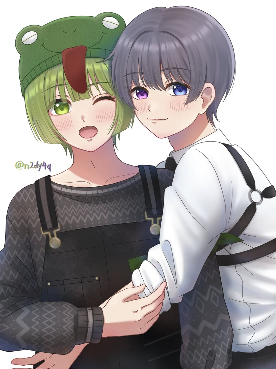 ニート部アート #Tomasアート #Caeruアート かえるくん、とーますくん