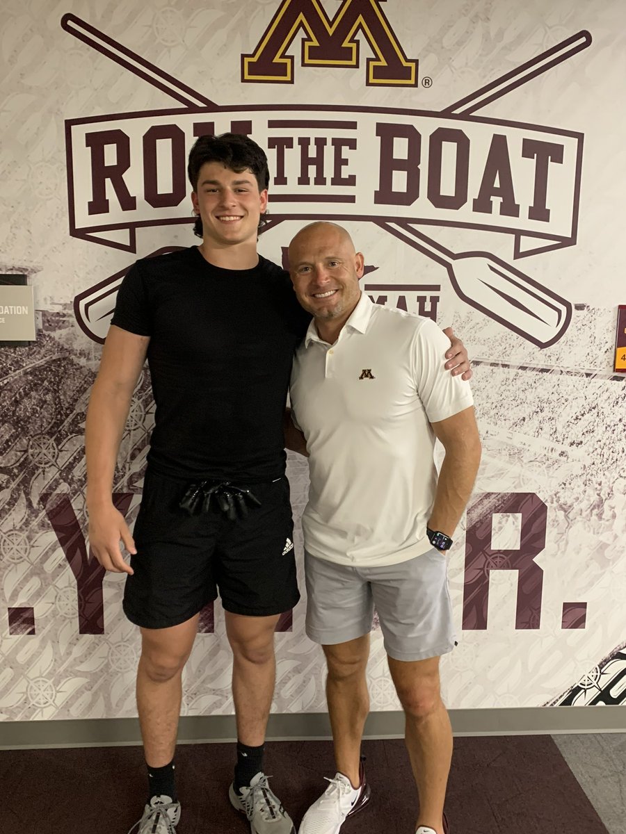 I'm incredibly grateful to announce my commitment to <a href="/GopherFootball/">Minnesota Football</a> after an amazing camp experience and insightful conversations with <a href="/Coach_Fleck/">P.J. Fleck</a> <a href="/cjhetherman/">Corey Hetherman</a> Thanks to all who believed in me! 
#committed #RTB