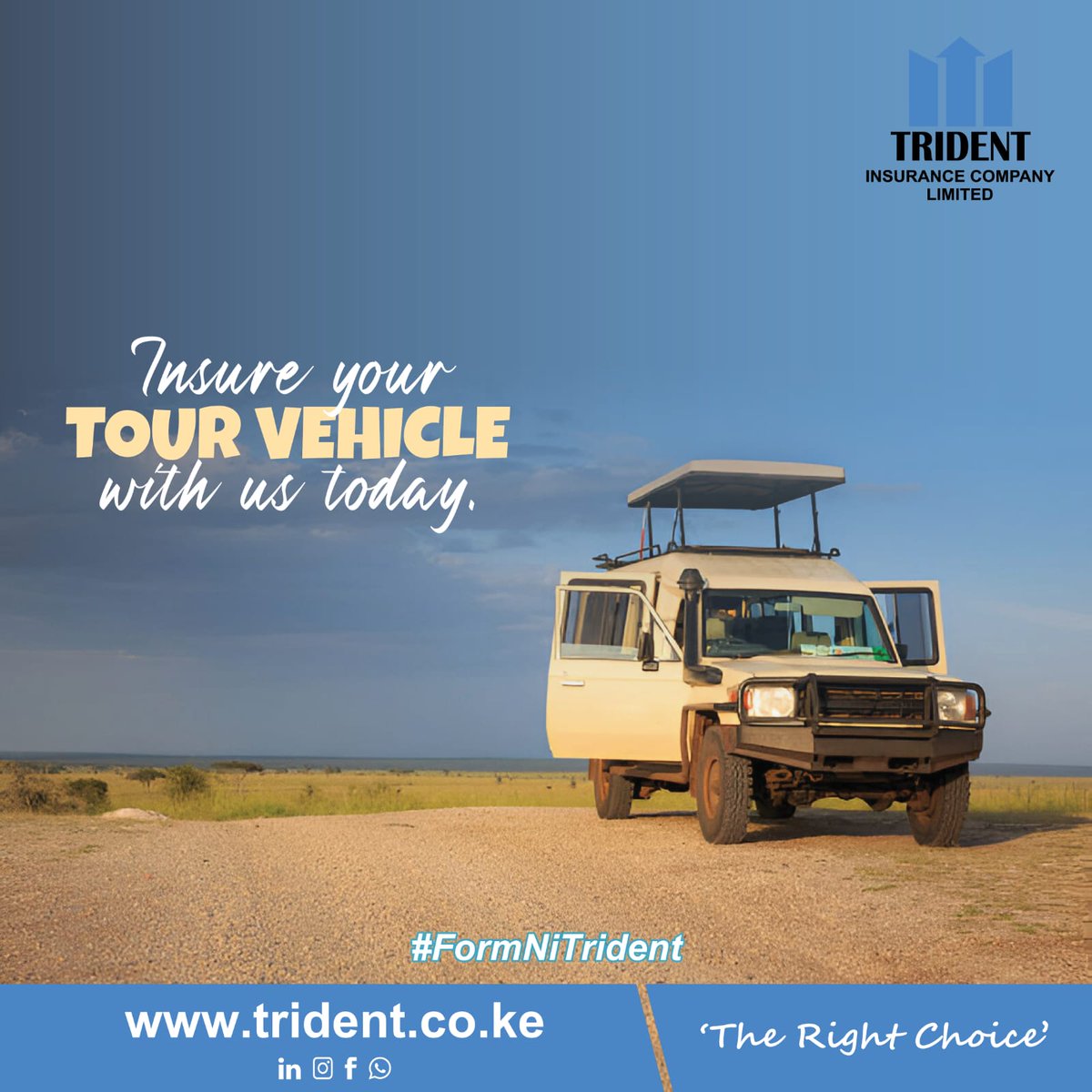 TridentKenya's tweet photo. Insure your Tour Van with us today!
#formnitrident #TheRightChoice https://t.co/S74DYSyr4E