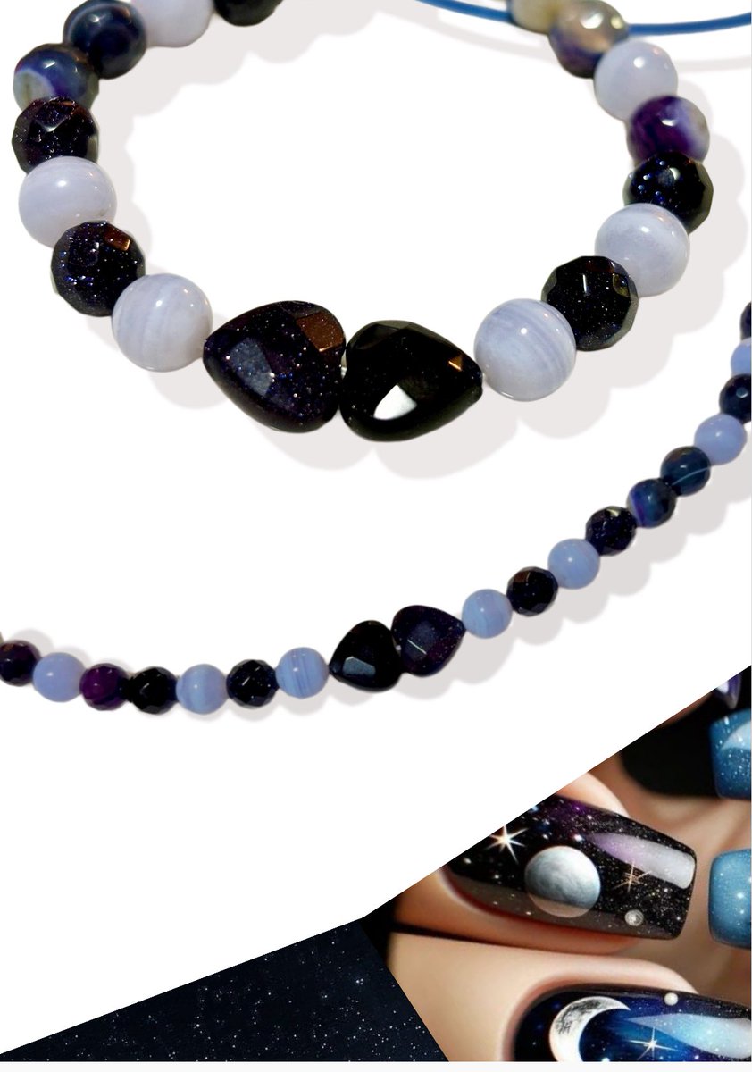 TokyoBegums's tweet photo. #ブルーサンドストーン #bluesandstone
#bracelet 🎉🎉✨✨#ブレスレット
#チャーム #accessory #アクサセリー #handmade #ハンドメイド #ハンドメイドアクセサリー #ハンドメイド好きさんと繋がりたい #ハンドメイド作品 #night #starry #galaxy https://t.co/jC7UWvdWrt