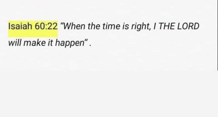 tsogola's tweet image. God&apos;s time....🙏