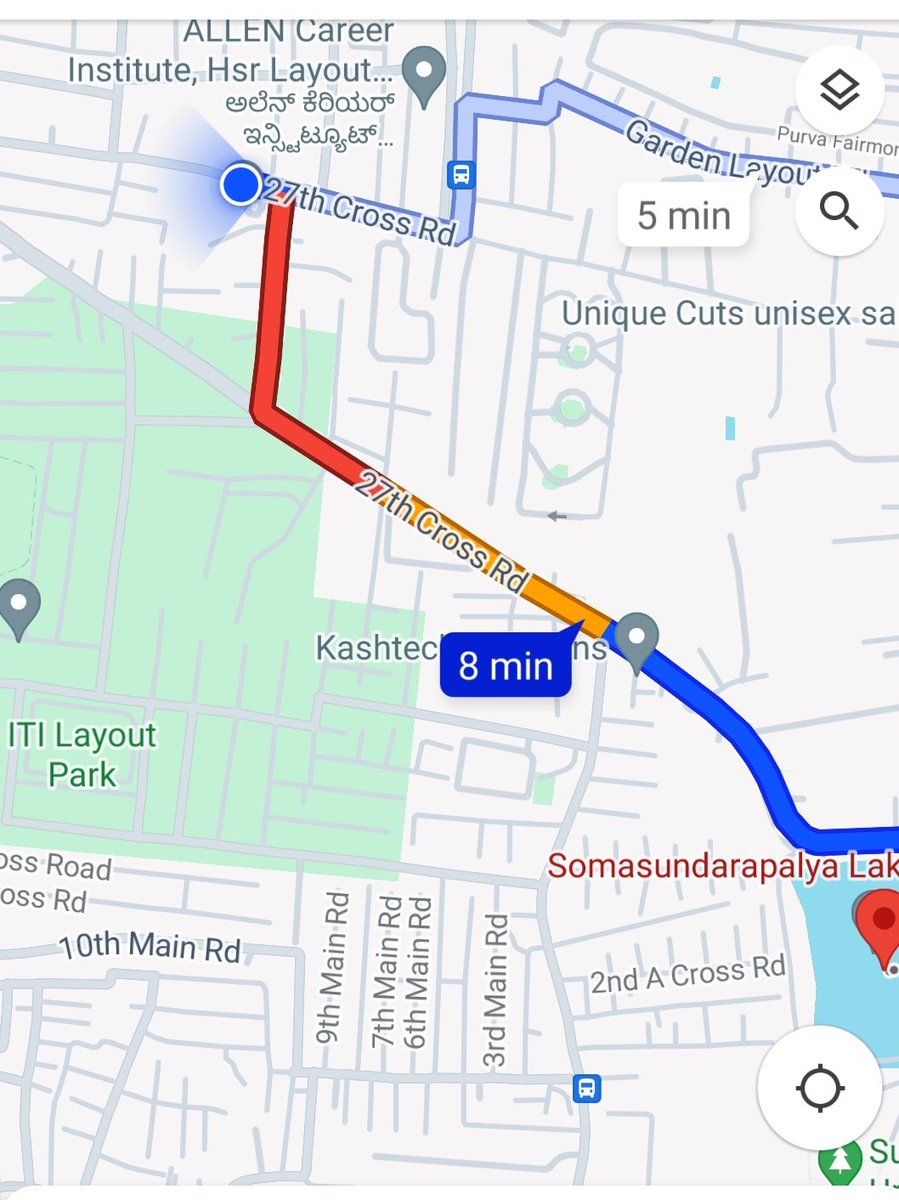 tvchalapathi's tweet photo. @blrcitytraffic heavy traffic blockage at @hsrlayout to Somasundarapalya road at ITI layout junction and  Ujalafactory junction. This is everyday mess at morning /evening rush, please do neeful @hsrltrafficps https://t.co/P0bjmS7Ynq