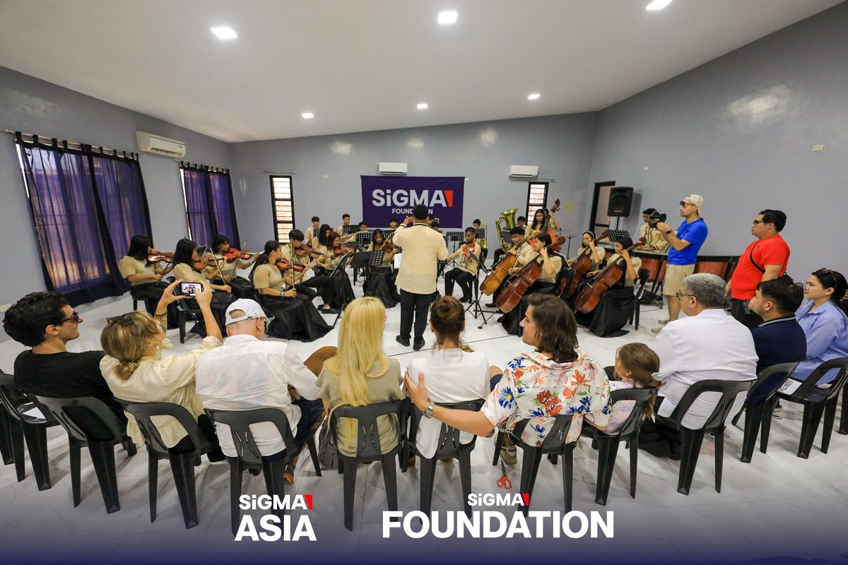 SiGMAworld_'s tweet photo. 🌟What a truly uplifting day! In our relentless pursuit of change, SiGMA Foundation launches its first Multi-Sensory Hall in Bataan, Philippines, dedicated to nurturing cultural expression and fostering artistic growth among the youth of the community.
#SiGMAFoundation https://t.co/V8iJz2A9LO