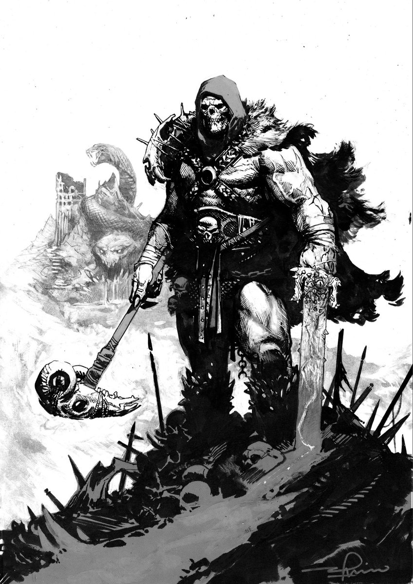 fabiaschi's tweet photo. Gerardo Zaffino is the artist on tonight's version of Skeletor https://t.co/oroqJ1KeNg