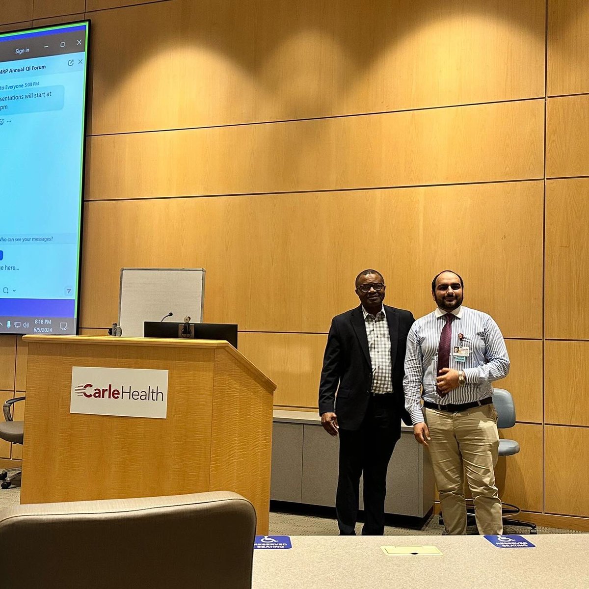 Raheelawan2987's tweet photo. 🎉 Excited to share that I achieved first place in the Carle annual QI competition! 🎉 Worked on optimizing FOBT practices at Carle Hospital to address overuse/underuse of GI consultations and endoscopies. Grateful for learning! @CarleIMRes 

#QI #Healthcare #FOBT #CarleHospital https://t.co/YfXrKcm4FS