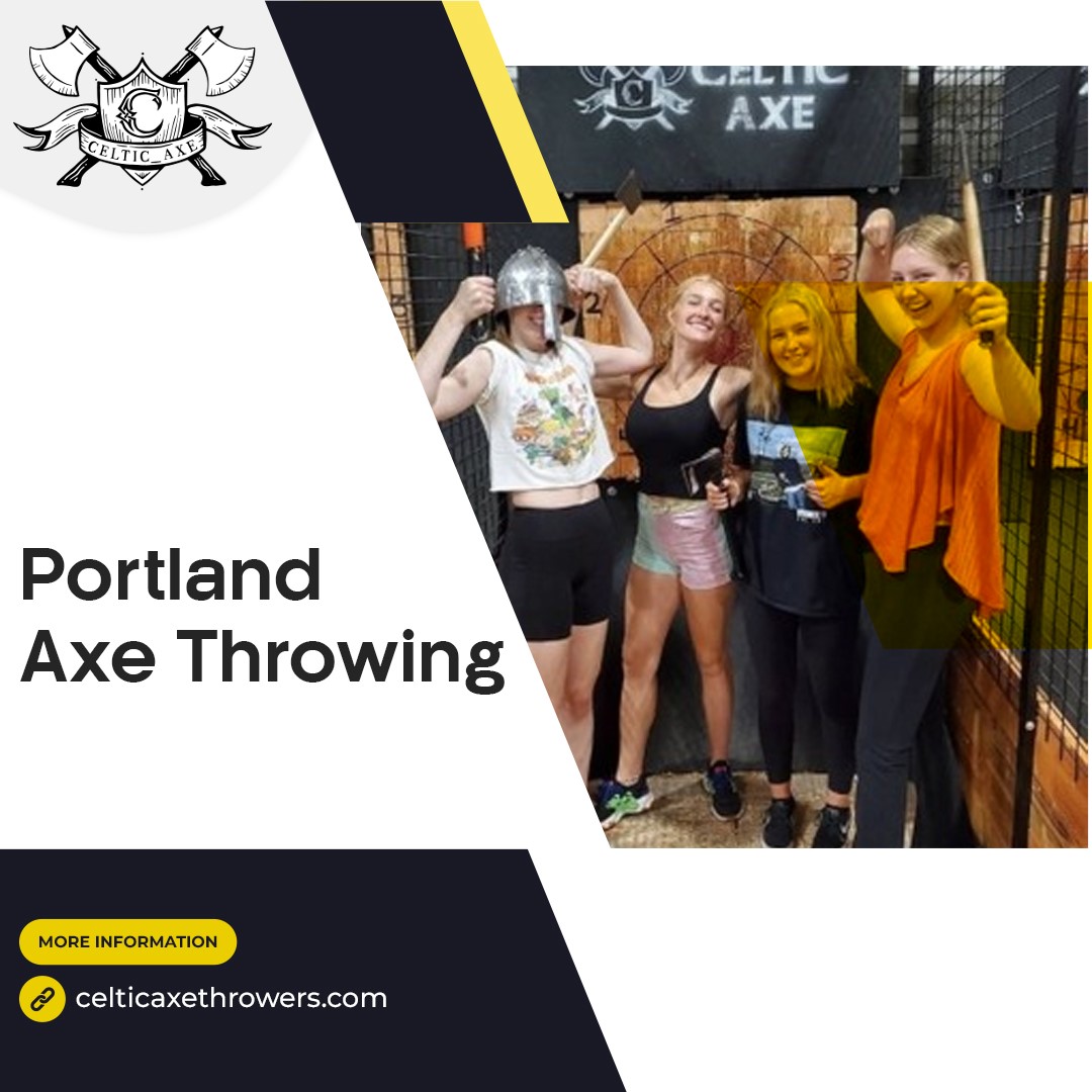 Calling all Portland thrill-seekers! Unleash your inner lumberjack with Celtic Axe Throwers and discover the ultimate axe throwing experience in the heart of the city.

bit.ly/3n1G9oL 

#PortlandThrills #AxeThrowing