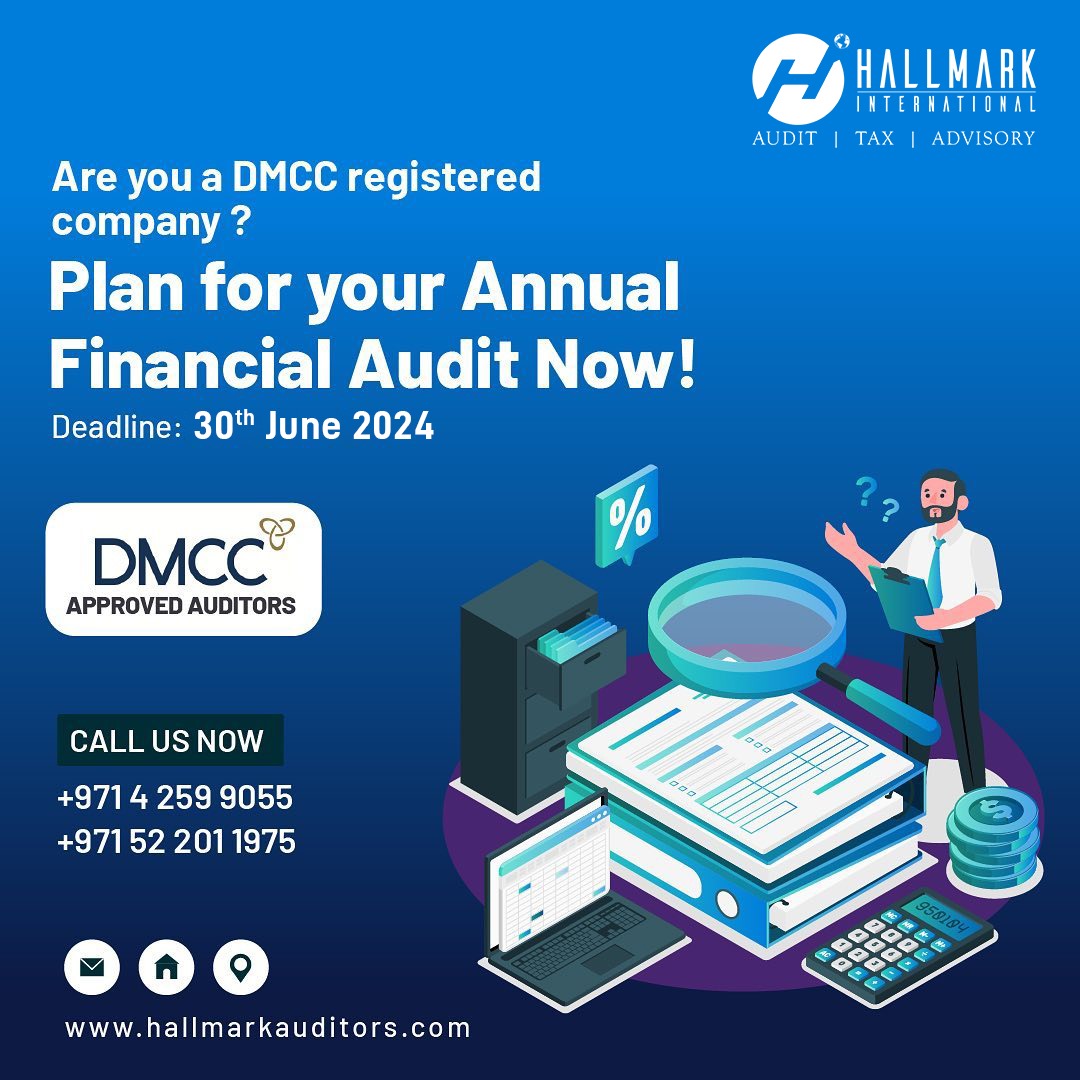 Hallmarkaudits's tweet photo. 📢 DMCC Members! 📢

The audit deadline is approaching. Ensure you’re compliant by June 30, 2024

#DMCC #AuditDeadline #BusinessCompliance #DubaiBusiness #topaudit #dubaiaudit #auditing #AuditingServices  #entrepreneurship #dubai #uae

Auditing Company | Auditing  Services

📷 https://t.co/EpaTPNrVsb