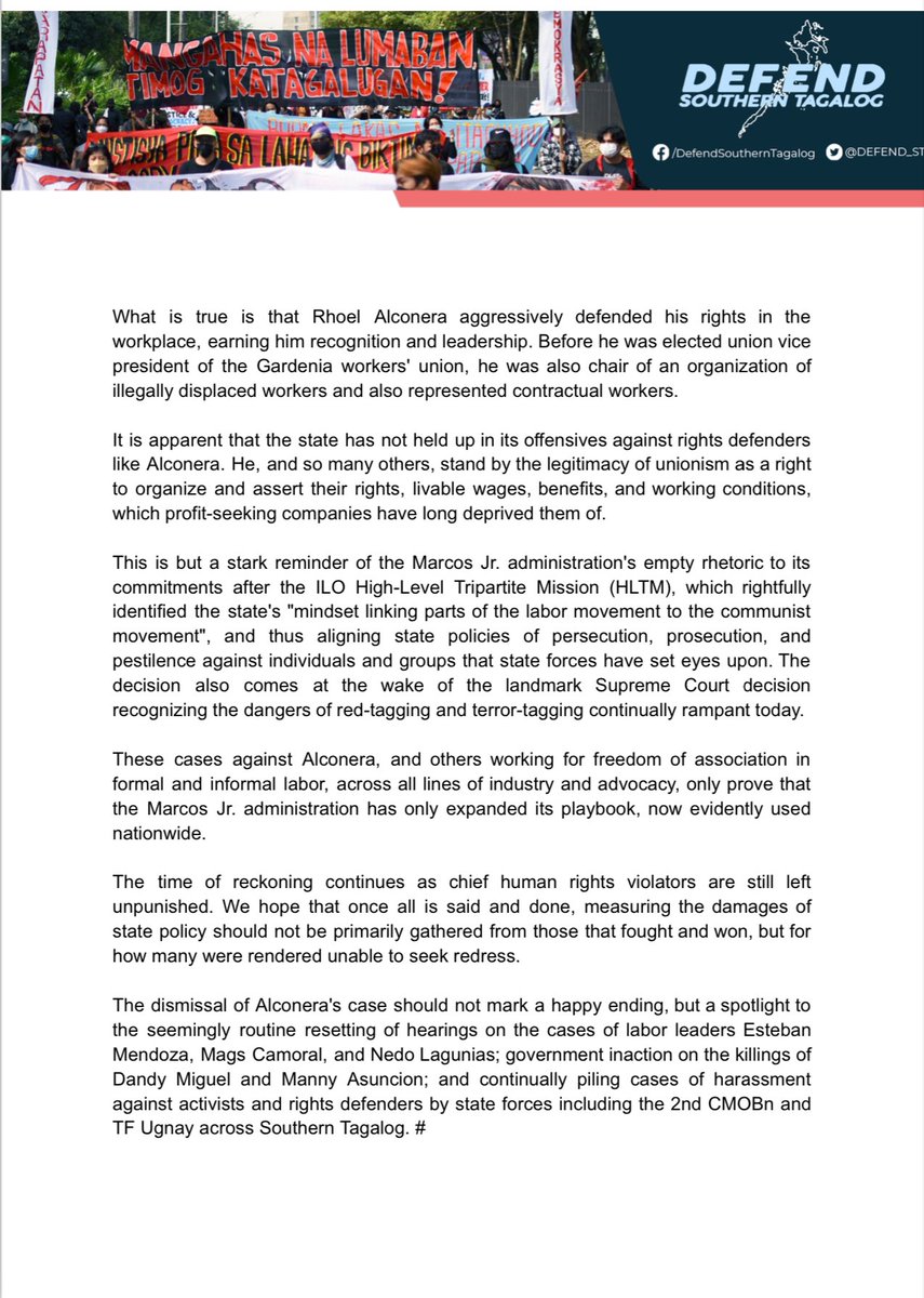 Defend Southern Tagalog tweet media