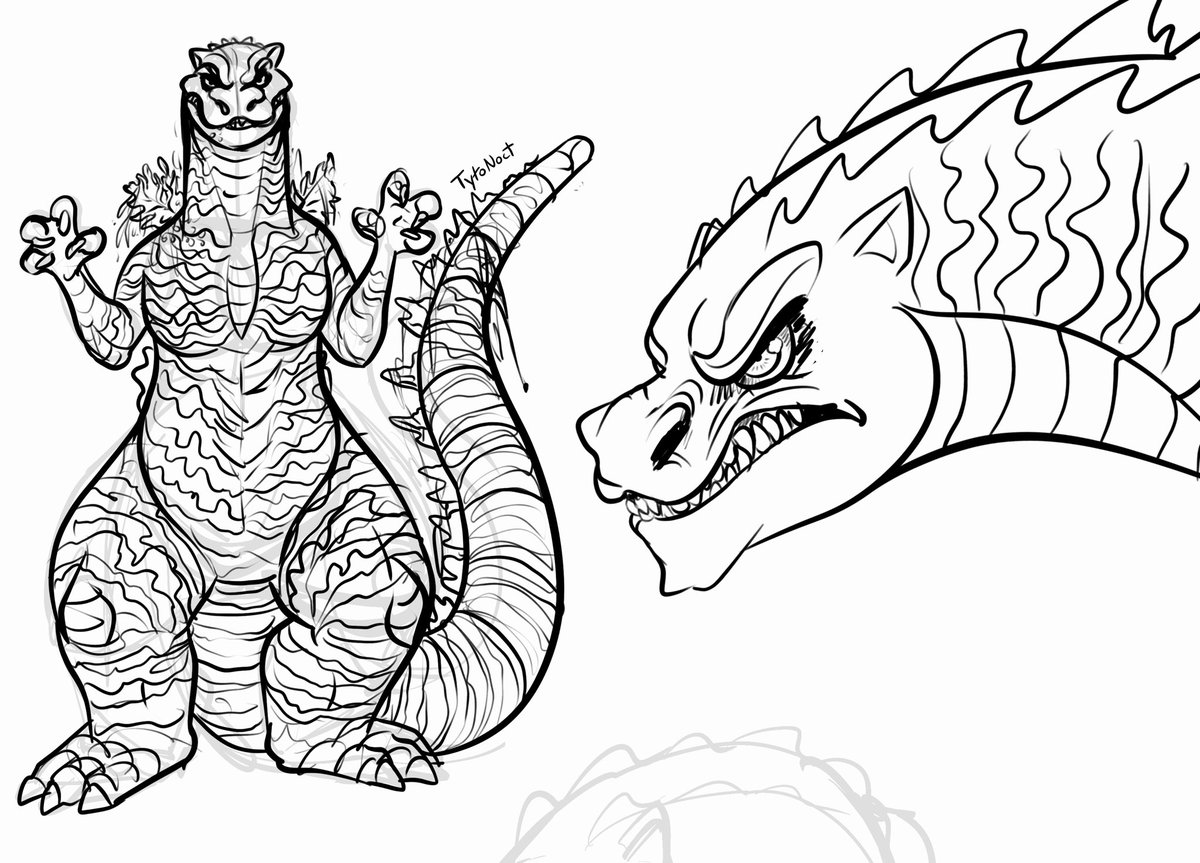 TytoNoct's tweet photo. Thinking about Godzilla ☺️ https://t.co/Eb2bf36QWD