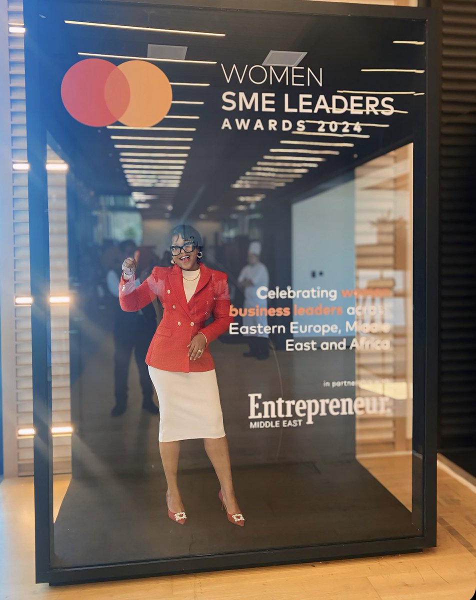 jackielawrencem's tweet image. Happy to be in Dubai to celebrate Women SME Leaders across Middle East, Africa and Europe. Must commend Mastercard Foundation and Entrepreneur Magazine for making this such a beautiful gathering of entrepreneurial women across 3 continents!