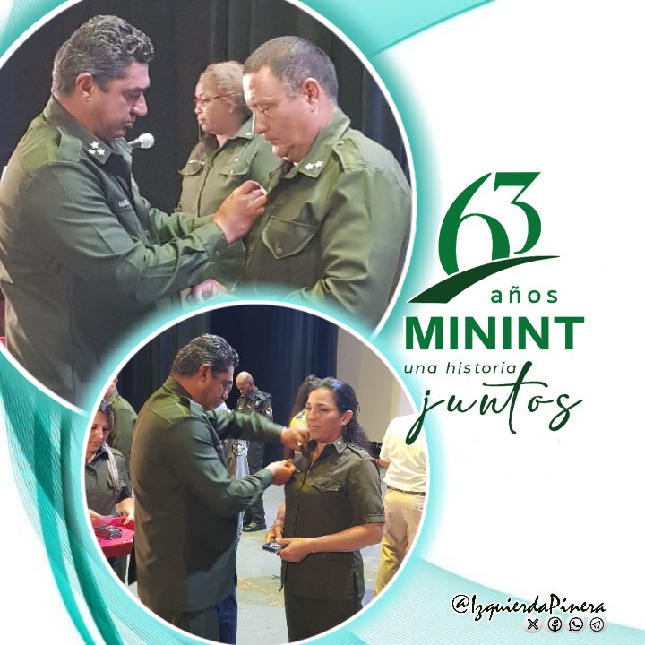 IslaFmc8594's tweet photo. Una historia para contar, siempre tendrán nuestros hombres y #MujeresEnRevolución pertenecientes a las gloriosas filas del MININT. Muchas felicidades les deseamos desde la dirección municipal de la @FMC_Cuba en #IslaDeLaJuventud #SentirPinero https://t.co/RWetYeryxB