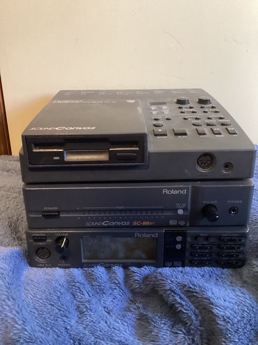 90s midi goodness.
#rolandsoundcanvas