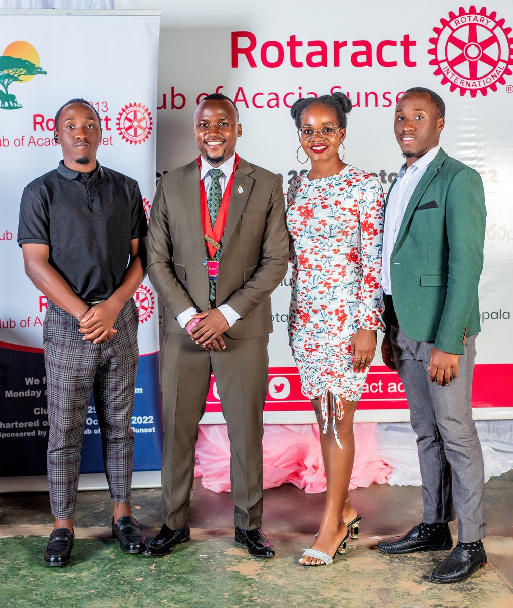 Our PE, Club treasurer, and incoming public image director were guests at Rac Acacia sunset as they installed their next president Thank you for hosting us